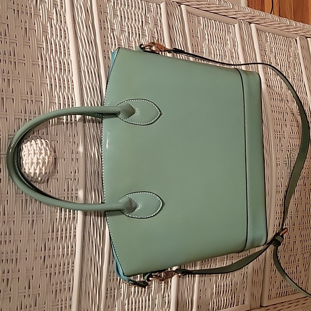 Sea green shoulder bag
